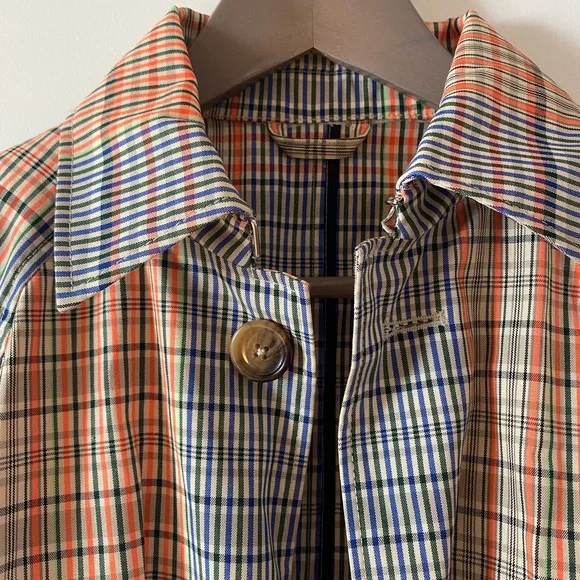 DARLING J.Lindeberg Plaid Trench Coat - Picture 6 of 7